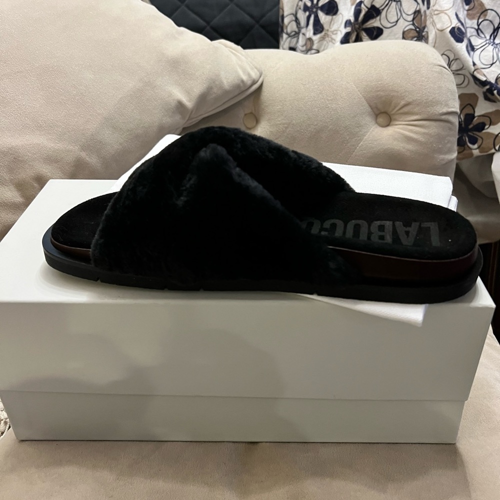 Labucq shearling slides - Picture 5 of 7